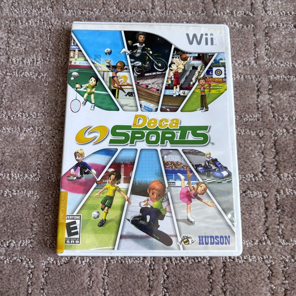 Deca Sports Nintendo Wii, 2008 Wii Complete with Manuals